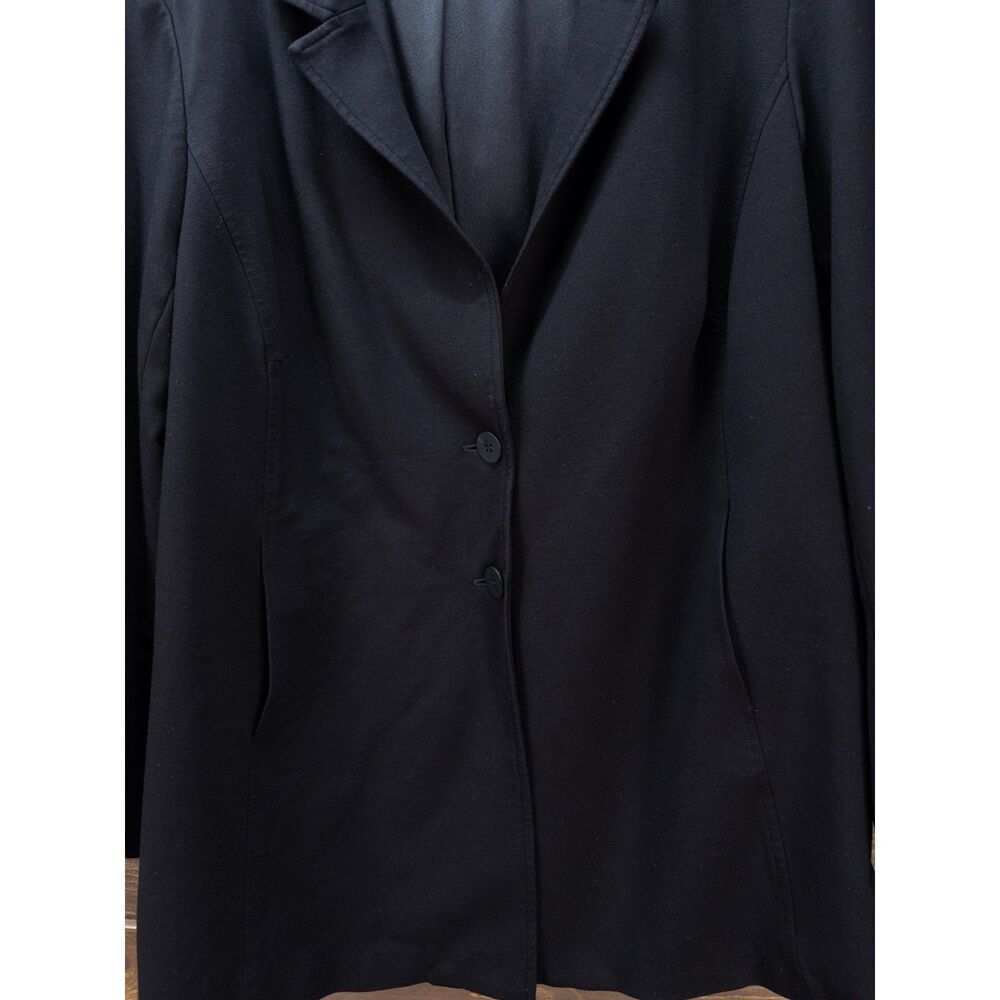 Eileen Fisher Woman Blazer Black 3X Stretch Plus Size Career Workwear Travel - Picture 7 of 9
